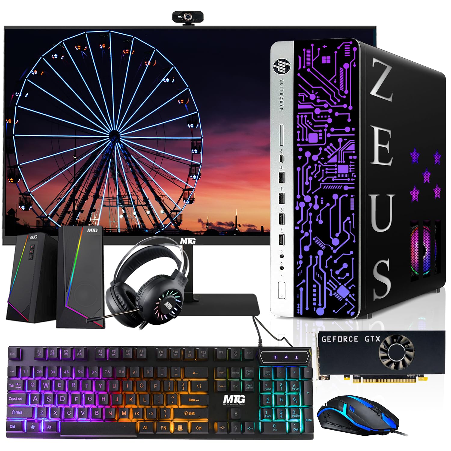 Amazon.com: HP G3 Gaming Desktop PC, Intel i7 6th Gen, GTX 1050 TI